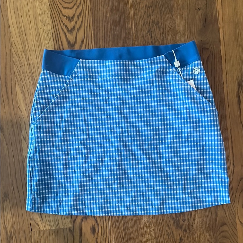 Lilly Pulitzer Blue and White Skirt Resort Wear